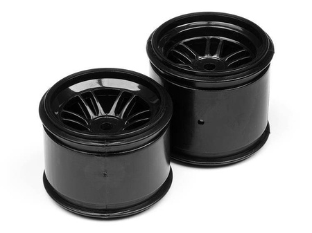 #102824 Ft01 Wheel Set (Black/Front 2Pcs/Rear 2Pcs)