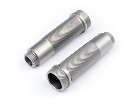 #108073 Aluminum Shock Body Set (Gunmetal/2Pcs)