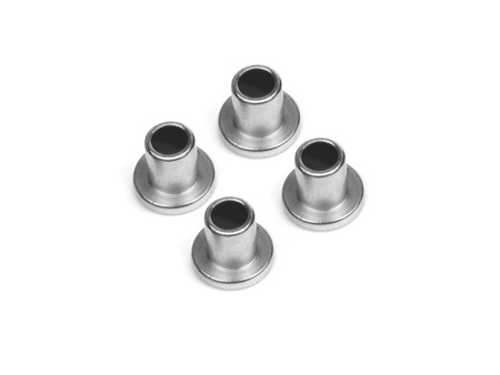 Top Hat Bushing (Silver/4pcs) #150679