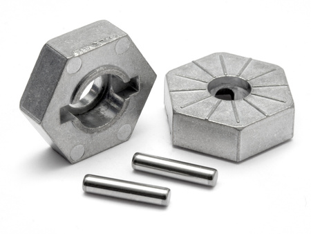 #86804 Hex Wheel Hub 17Mm (Silver)