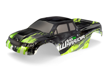 Blackzon Warrior Bodyshell (Black/Green) #540076