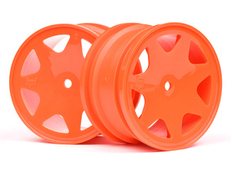 Ultra 7 Wheels Orange 35Mm (2Pcs) #100623