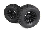 #150683 Mounted MixBlok Tire on XT Wheel (Black/2pcs)
