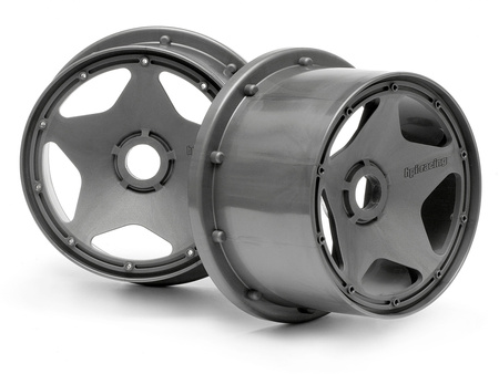 #3227 Super Star Wheel Gunmetal Rear (120X75Mm)
