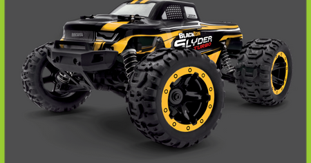 Samochód zdalnie sterowany RC #540213 Slyder MT Turbo 1/16 4WD 2S Brushless - Yellow Model Auto RC