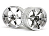 LP35 WHEEL YOKOHAMA AVS MODEL T6 CHROME (2pcs) #33467