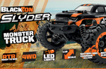 #540099 Slyder MT 1/16 4WD Electric Monster Truck - Orange