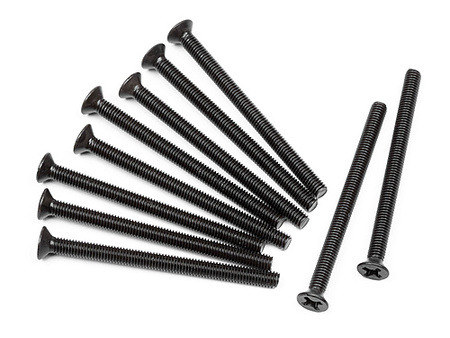 #Z536 Flat Head Screw M3X40Mm (10Pcs)