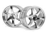 #33466 Lp32 Wheel Yokohama Avs Model T6 Chrome (2Pcs)