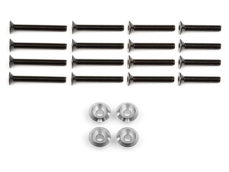 #86985 Wheel Washer (Silver/4Pcs)