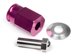 #88055 Aluminum Wide Hex Hub 12Mm (24Mm Wide/Purple)