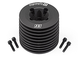 #111609 Aluminum Heatsink Head (Black/F3.5 V2)