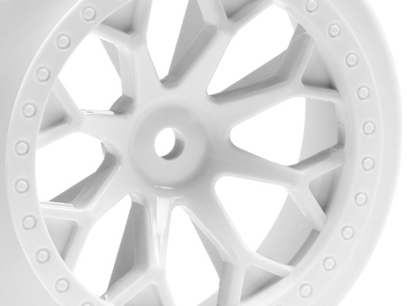 8-SHOT SC WHEEL (4.5mm Offset/WHITE/2PCS) #116741