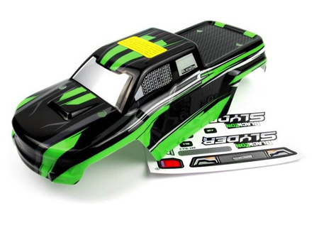 Slyder MT Body (Black/Green) #540039