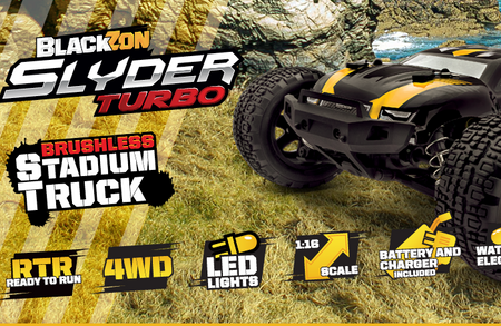 #540219 Slyder ST Turbo 1/16 4WD 2S Brushless - Yellow