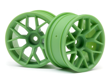 RTR WHEEL 26MM GREEN (6MM OFFSET/2PCS) #112811