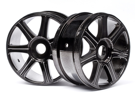 #67768 Hb Edge Wheel (Black Chrome/2Pcs)