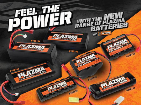 Plazma 6.0V 1600mAh NiMH Receiver Battery Pack #160153