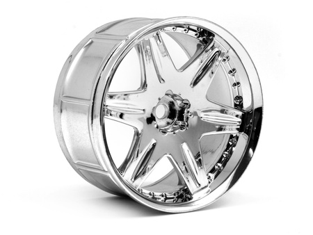 LP35 WHEEL WORK LS406 CHROME (2pcs) #3345