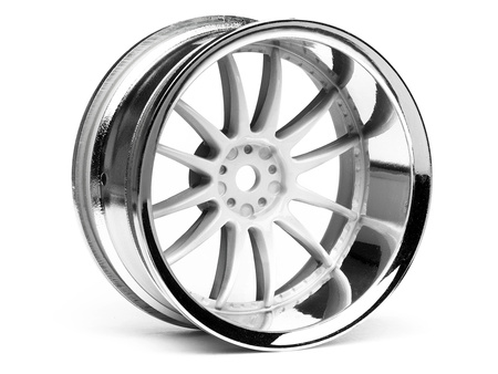 WORK XSA 02C WHEEL 26mm CHROME/WHITE (9mm OFFSET) #3285