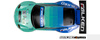 Samochód zdalnie sterowany RC #160781 Sport 3 Porsche 911 GT3 RSR Falken - Flux Model Auto RC