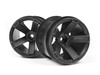 Quantum XT 2.8" Wheel (Black/2pcs) #150163