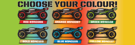 Samochód zdalnie sterowany RC #540097 Slyder ST 1/16 4WD Electric Stadium Truck - Orange Model Auto RC