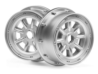 Ml-8 Wheel Silver front (120X60Mm/2Pcs) #115765