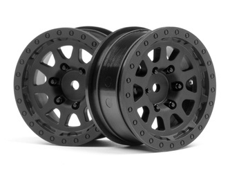 Cr-10 Wheel 1.9 (Black/2Pcs) #116840