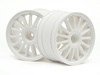 WR8 Tarmac Wheel White (2.2inch/57X35Mm/2Pcs) #108075