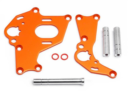 MOTOR MOUNT SET (LEFT/RIGHT/ORANGE)