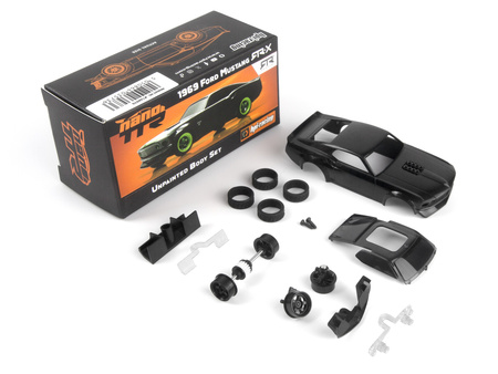 #160970 nano-TTR 1969 Ford Mustang RTR-X Unpainted Body Set