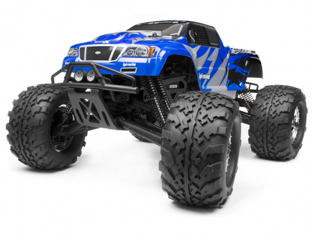 NITRO GT-2 TRUCK PAINTED BODY (BLACK/BLUE/SILVER)