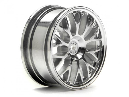 Mesh Wheel 26Mm (Chrome)(1Mm Offset) #3712