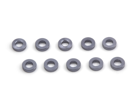 #150835 Aluminum Shim 4x1.4x1mm (Gunmetal/10pcs)