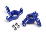 #150486 Aluminium Steering Spindle Set (Blue/Left/Right)