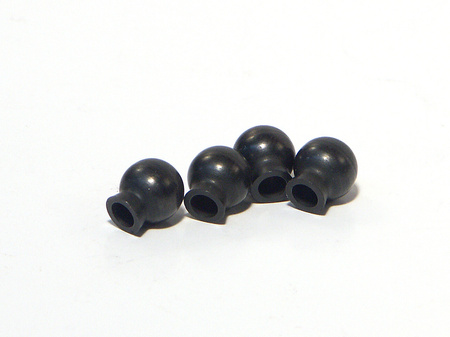 BALL 6.8x7.3x3mm (BLACK/4pcs) #86059