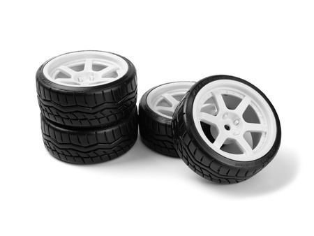 #160248 Falken Azenis Drft Tire/HRE C106 Wheel White 4pcs