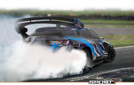 Samochód zdalnie sterowany RC #160530 Sport 3 Ford Mustang Mach-E 1400 Blue Model Auto RC