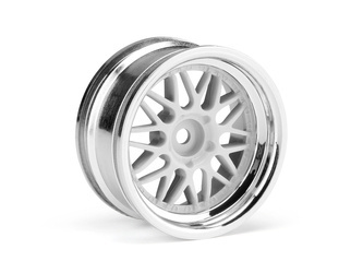 Hre C90 Wheel 26Mm Chrome/White (6Mm Offset/2Pcs) #106773