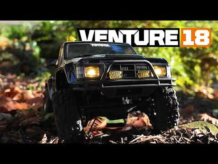 Samochód zdalnie sterowany RC #160801 Venture18 1985 Toyota Hilux SR5 - Red Model Auto RC