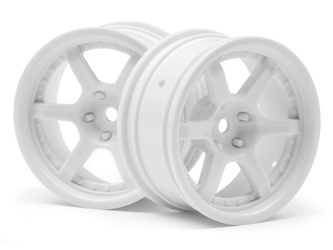 HRE C106 WHEEL 26MM WHITE (6MM OFFSET/2PCS) #112813