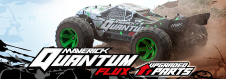 Samochód zdalnie sterowany RC #150208 Quantum XT Flux 80A 1/10 4WD Truck - Silver Model Auto RC