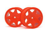#100622 Ultra 7 Wheels Orange 30Mm (2Pcs