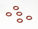 #6823 Silicone O Ring Ss-045 4.5 X 6.6Mm (Red)(5Pcs)