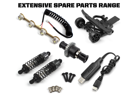 Samochód zdalnie sterowany RC #540257 Smyter DB Turbo 1/12 4WD 3S Brushless - Yellow Model auto RC