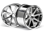#3257 Blast Wheel Chrome (115X70Mm 7Inch/2Pcs)