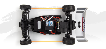 Samochód zdalnie sterowany RC #150801 Maverick Microbe 1/24th Buggy – Red Model RC Auto