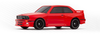 Samochód zdalnie sterowany RC #160990 nano-TTR 1989 BMW M3 E30 Ravaglia Red Model Auto RC