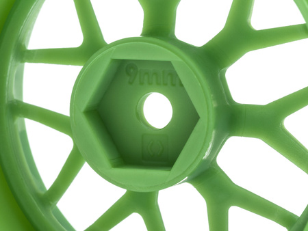 TECH 7 WHEEL GREEN 52X26X+9MM OFFSET (2PCS) #116532